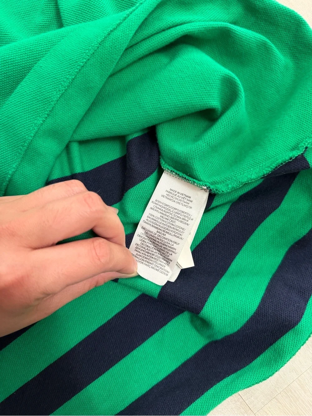 Polo Ralph Lauren Multicolor Striped Polo Shirt - Green/Blue/Red